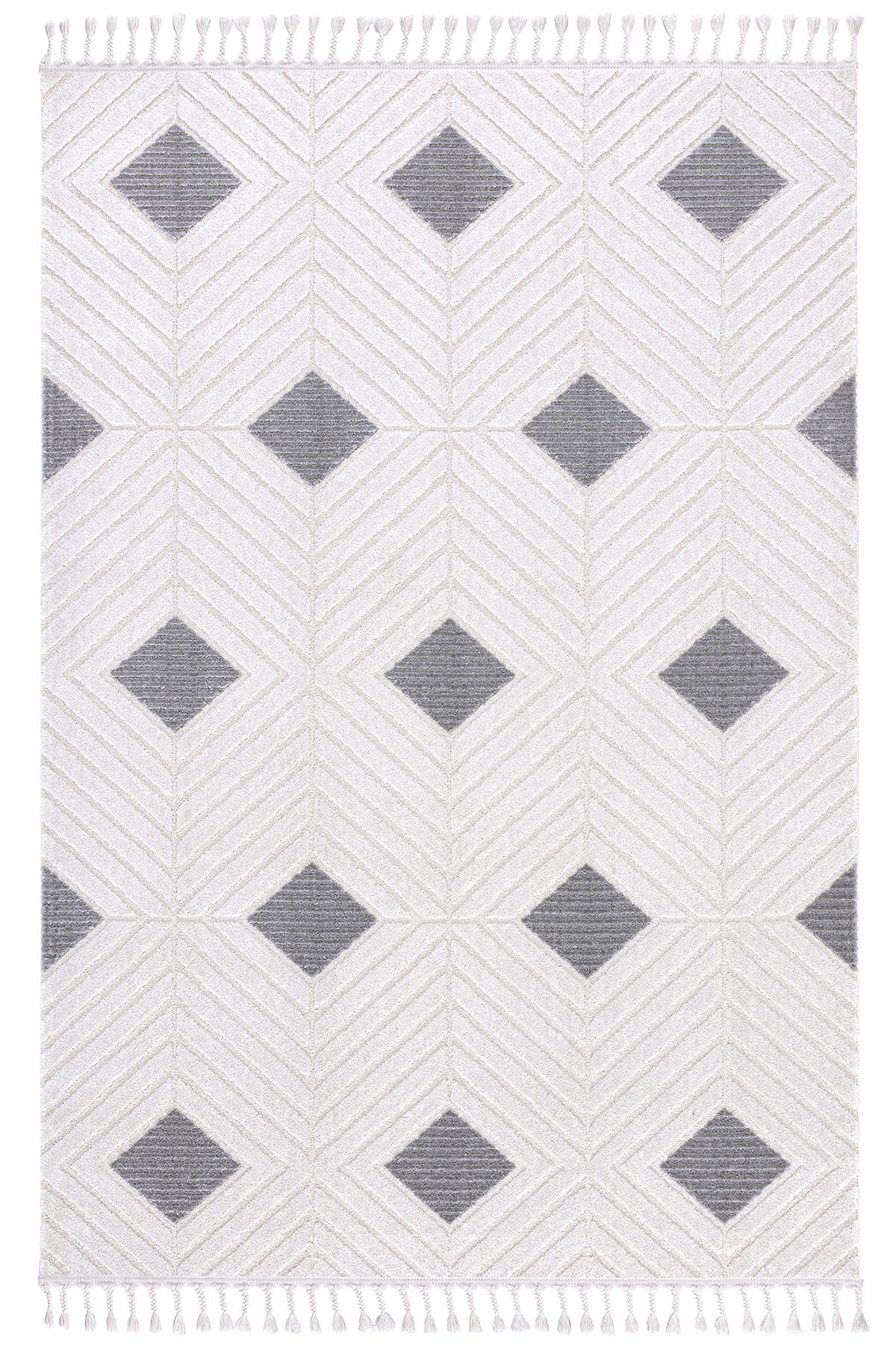 Koza Halı Monaco Özel Ebat Kesme Halı 33439D Gri