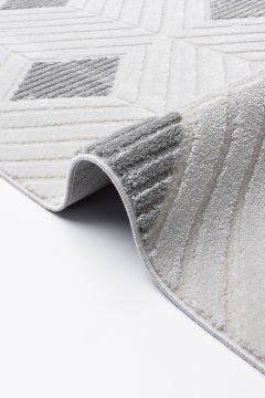 Koza Halı Monaco Özel Ebat Kesme Halı 33439D Gri