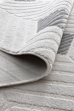 Koza Halı Monaco Özel Ebat Kesme Halı 33439D Gri