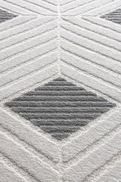 Koza Halı Monaco Özel Ebat Kesme Halı 33439D Gri