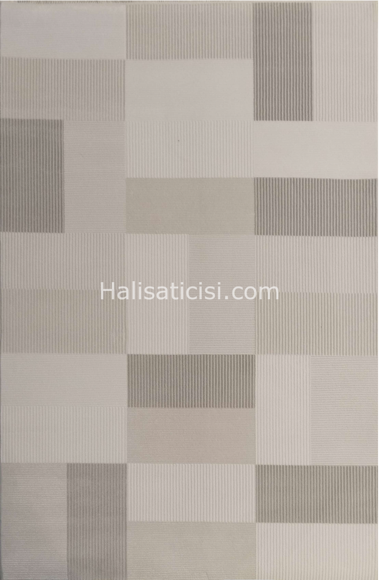 Toprak Halı Valerian 4169 GRİ 100X200