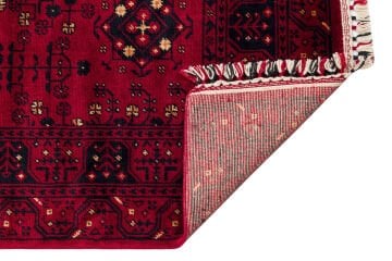 Eko Halı Nostalji Afgan Yağcıbedir Desenli Halı 959 Red