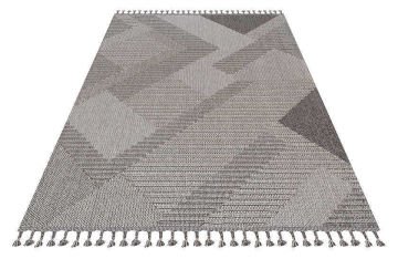Festival Halı Capella Geometrik Gri Oda Halısı 23535A