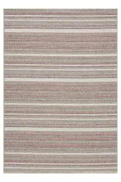 Seyran Halı Hasır Görünümlü Etnik Halı Bordo