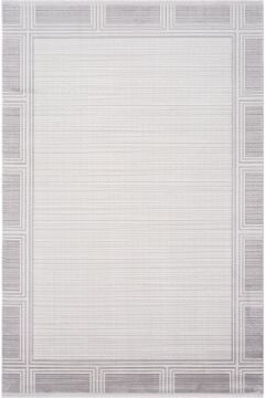 Koza Halı Nazende 70 Tarak Viscon Salon Halısı A3398D Krem Gri