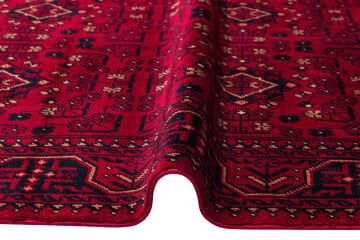 Eko Halı Nostalji Afgan Yağcıbedir Desenli Halı 960 Red