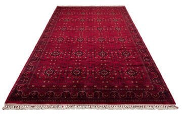 Eko Halı Nostalji Afgan Yağcıbedir Desenli Halı 960 Red