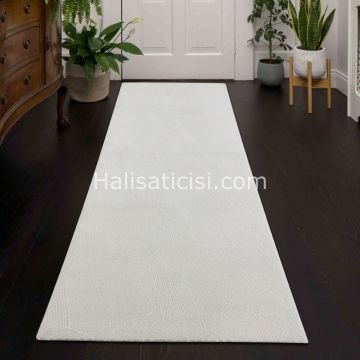 Melida Halı Lova Özel Ebat 4581A BEYAZ 100 cm