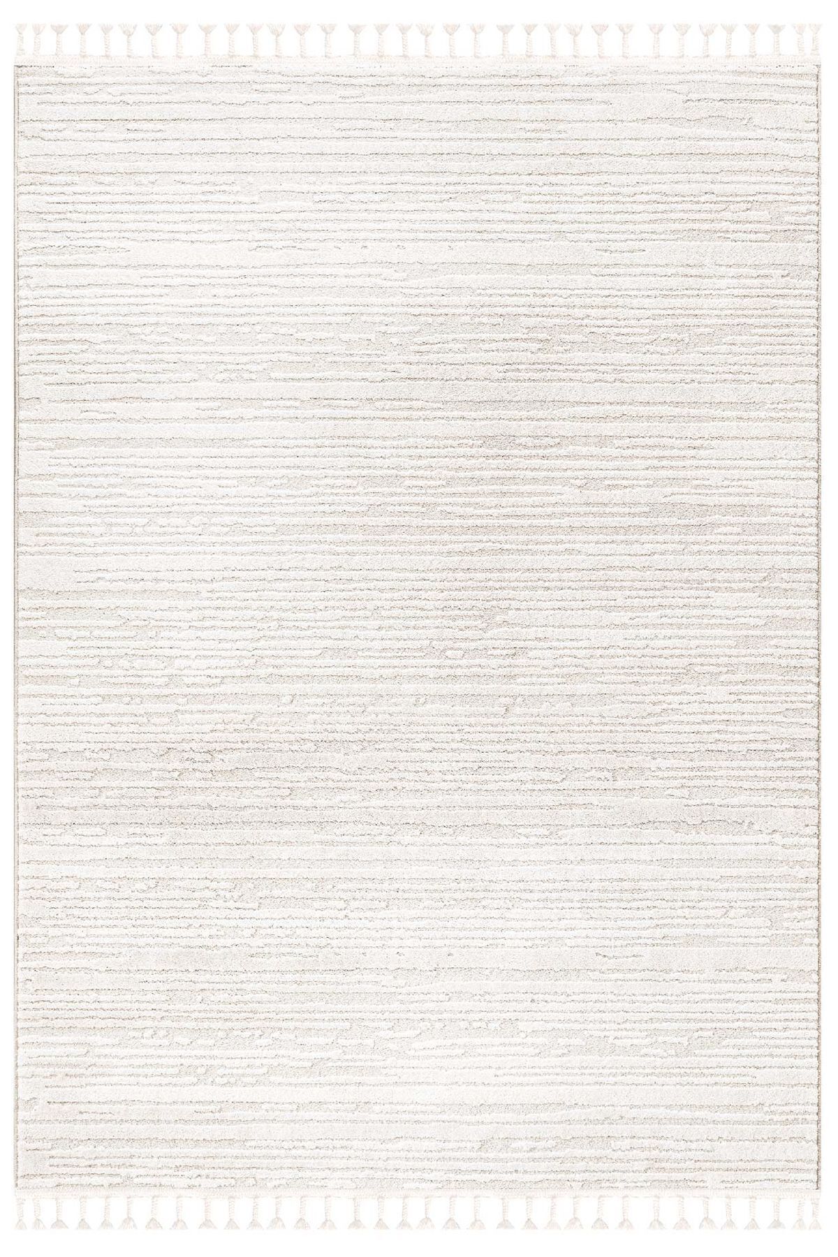 Koza Halı Monaco Özel Ebat Kesme Halı 33203A Krem