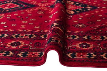 Eko Halı Nostalji Afgan Yağcıbedir Desenli Halı 961 Red
