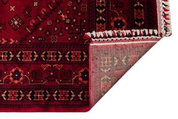 Eko Halı Nostalji Afgan Yağcıbedir Desenli Halı 961 Red