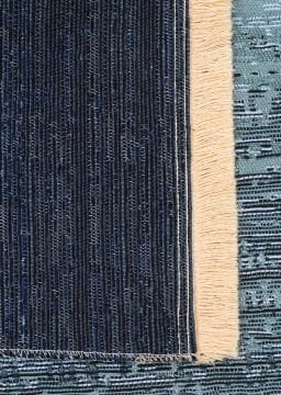 Eko Halı Kutnu Çift Taraflı Kilim KTN 01 Antrasit