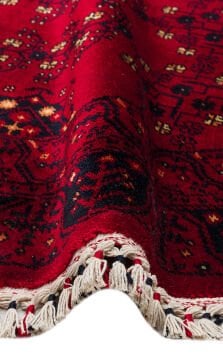Eko Halı Nostalji Afgan Yağcıbedir Desenli Halı 959 Red Daire