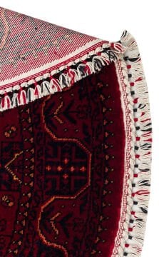Eko Halı Nostalji Afgan Yağcıbedir Desenli Halı 960 Red Daire