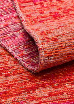 Eko Halı Kutnu Çift Taraflı Kilim KTN 01 Terra Pink