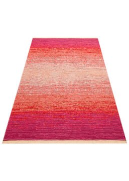 Eko Halı Kutnu Çift Taraflı Kilim KTN 01 Terra Pink
