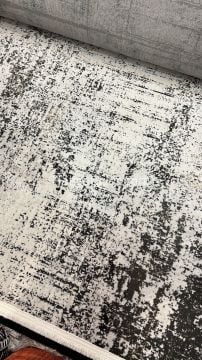 Toprak Halı Lara Kesme Halı 8437 Gri