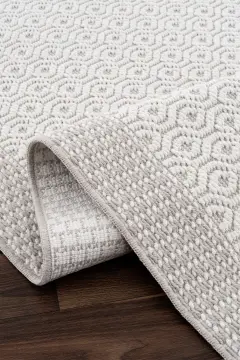 Koza Halı Nomad İskandinav Halı A2418B Krem Vizon