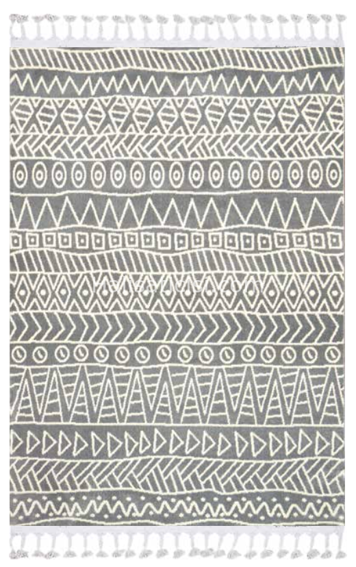Toprak Halı Utopia 5693 Gri Beyaz 160X230
