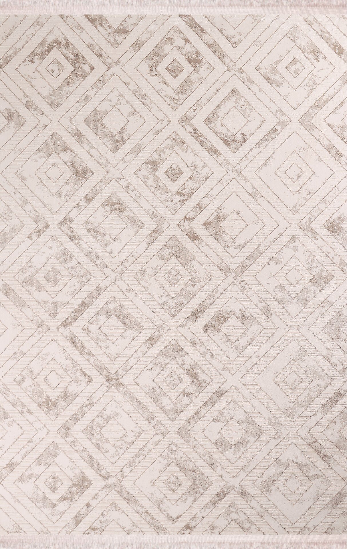 Nexus Halı Olympia Baklava Desenli Halı 4052A-GRİ 100x200