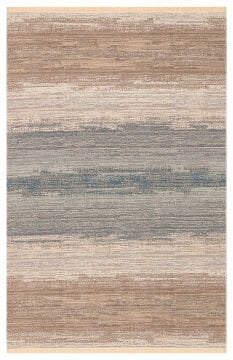 Eko Halı Kutnu Çift Taraflı Kilim KTN 03 Beige Blue
