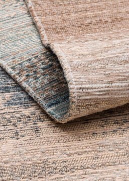 Eko Halı Kutnu Çift Taraflı Kilim KTN 03 Beige Blue