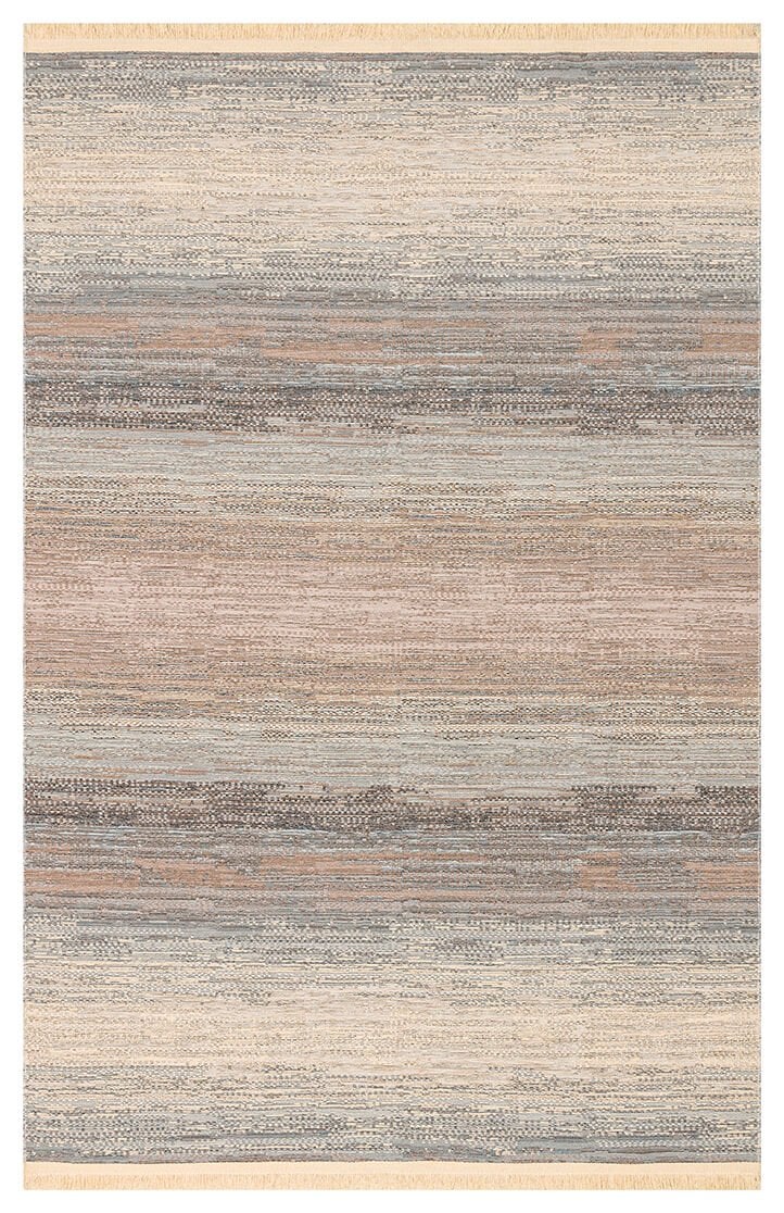 Eko Halı Kutnu Çift Taraflı Kilim KTN 03 Beige Blue