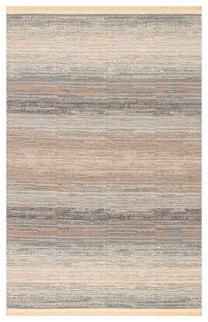 Eko Halı Kutnu Çift Taraflı Kilim KTN 03 Beige Blue