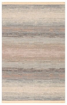 Eko Halı Kutnu Çift Taraflı Kilim KTN 03 Beige Blue