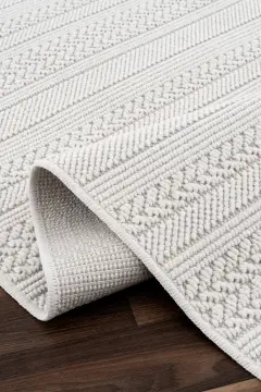 Koza Halı Nomad İskandinav Halı A2542A Krem