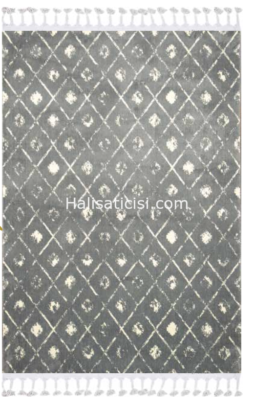 Toprak Halı Utopia 5691 Gri Beyaz 160X230