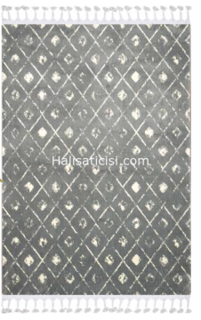 Toprak Halı Utopia 5691 Gri Beyaz 160X230