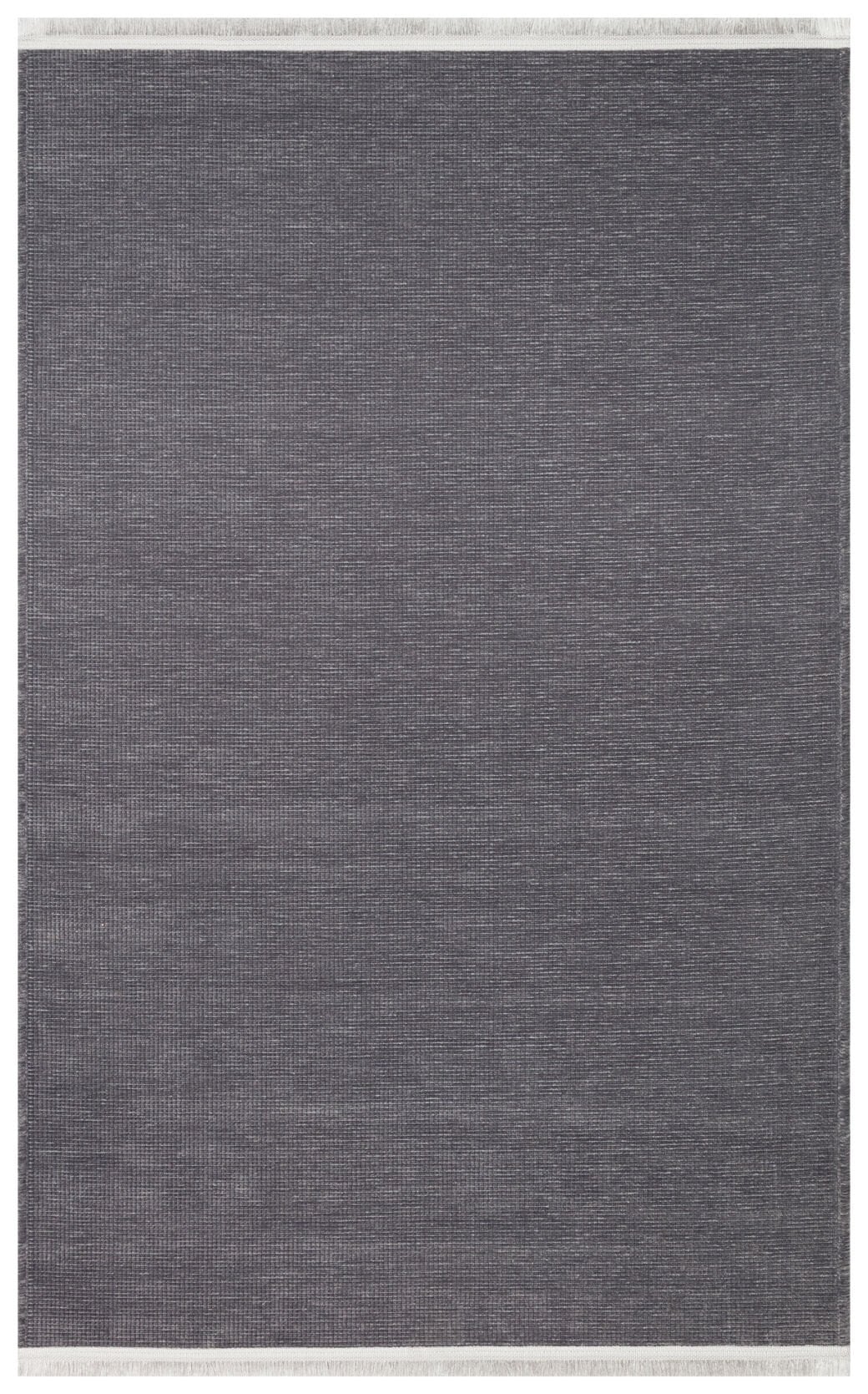 Eko Halı Liza Kaymaz Tabanlı, Yıkanabilir Anti Alerjik Kilim LIZ 01 Antrasit