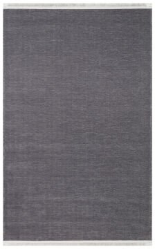 Eko Halı Liza Kaymaz Tabanlı, Yıkanabilir Anti Alerjik Kilim LIZ 01 Antrasit