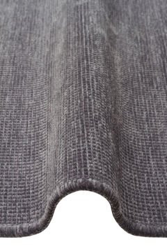 Eko Halı Liza Kaymaz Tabanlı, Yıkanabilir Anti Alerjik Kilim LIZ 01 Antrasit