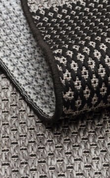 Eko Halı Mono Sisal MNO 01 Dark Grey