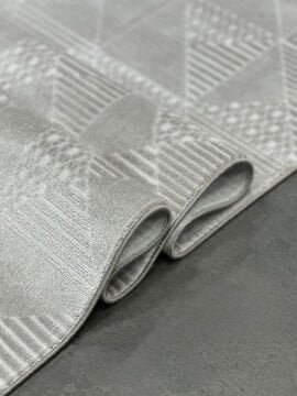 Woolen Halı Diana Akrilik Halı 4653 GRİ