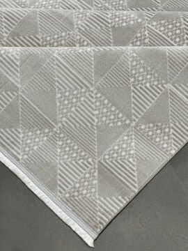 Woolen Halı Diana Akrilik Halı 4653 GRİ