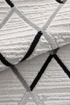 Koza Halı Monaco Özel Ebat Kesme Halı 33434B Krem