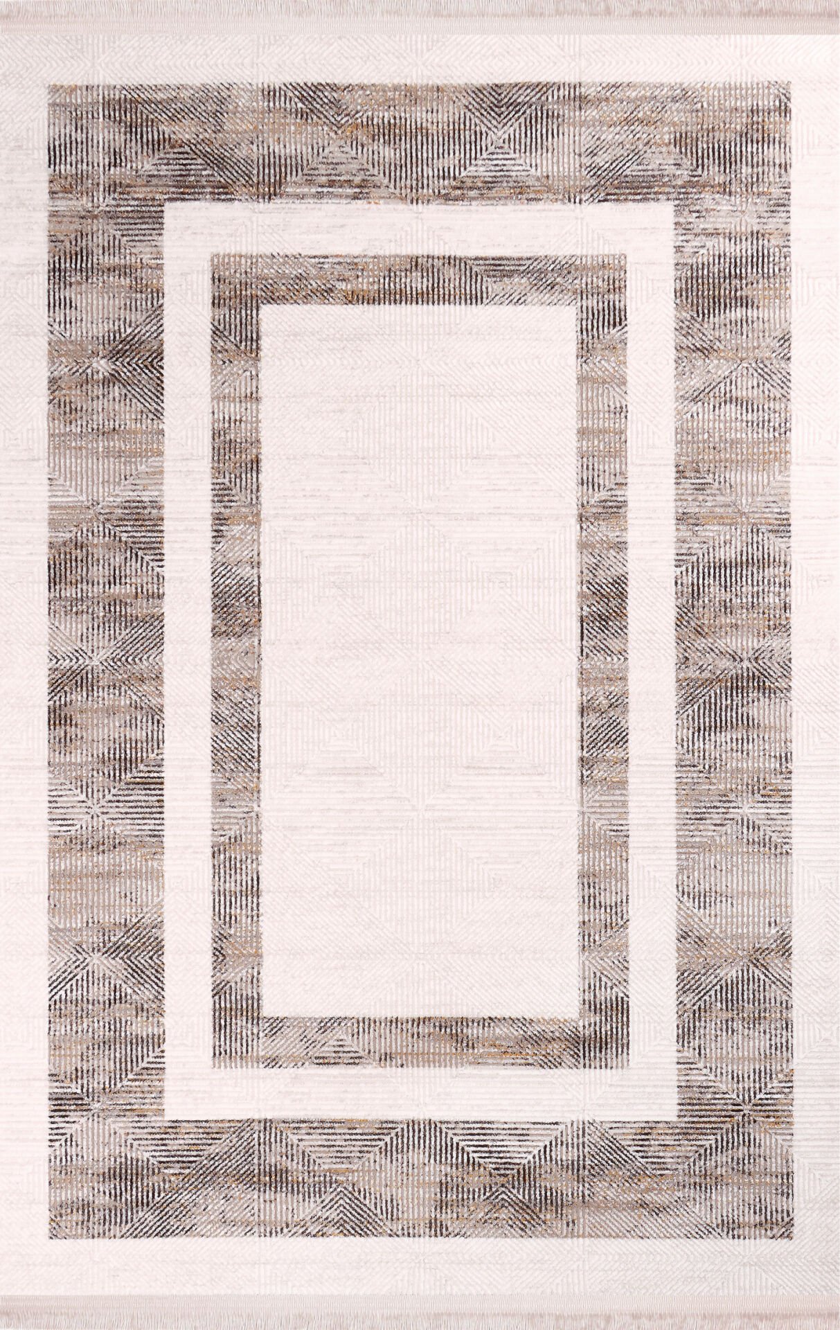 Nexus Halı Olympia Modern Çerçeveli Halı 4067A-ANTRASİT 100x200