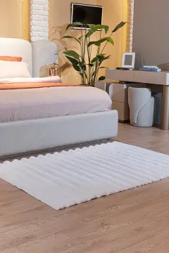 Apex Halı Linio Peluş Halı 8052 Krem