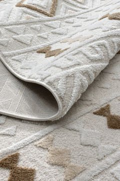 Koza Halı Monaco Özel Ebat Kesme Halı 33436C Vizon