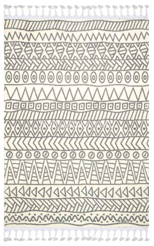 Toprak Halı Utopia 5693 Beyaz Gri