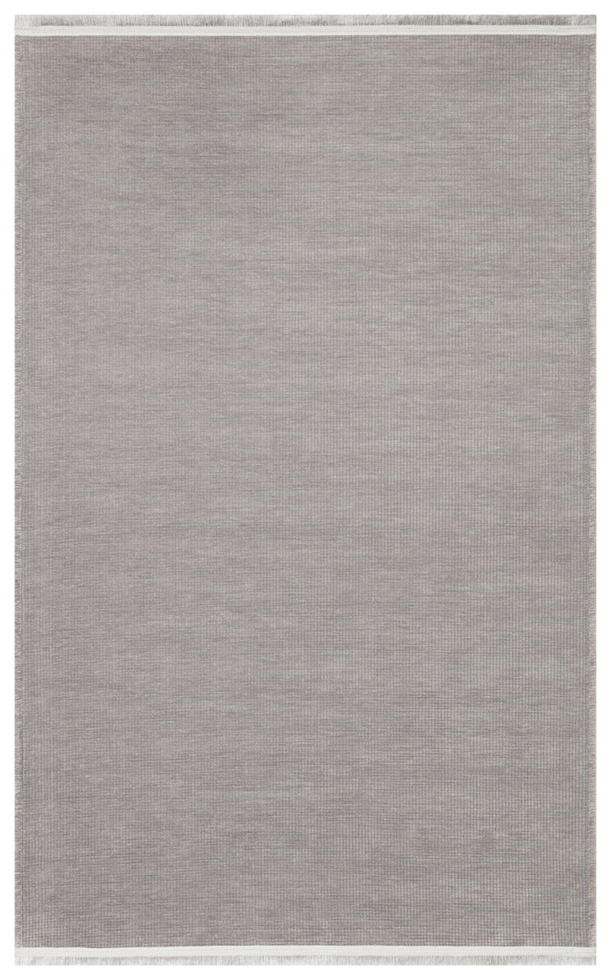 Eko Halı Liza Kaymaz Tabanlı Yıkanabilir Anti Alerjik Kilim LIZ 01 Grey