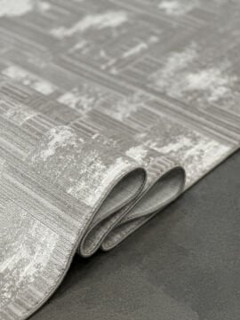 Woolen Halı Diana Akrilik Halı 4654 GRİ
