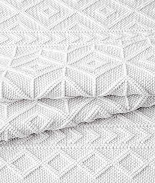 Koza Halı Mood Özel Ebat Kesme Halı 19181A Krem