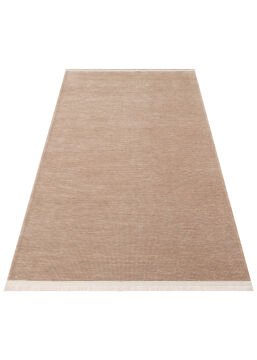 Eko Halı Liza Kaymaz Tabanlı Yıkanabilir Anti Alerjik Kilim LIZ 01 Vizon