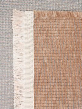 Eko Halı Liza Kaymaz Tabanlı Yıkanabilir Anti Alerjik Kilim LIZ 01 Vizon