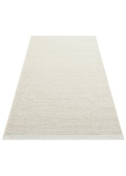 Eko Halı Liza Kaymaz Tabanlı Yıkanabilir Anti Alerjik Kilim LIZ 01 White