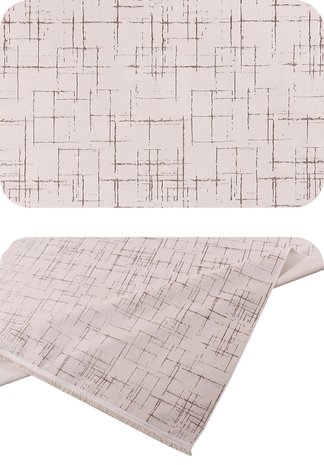 Nexus Halı Shiny  İnce Salon Halısı 3001 Kemik 100x200